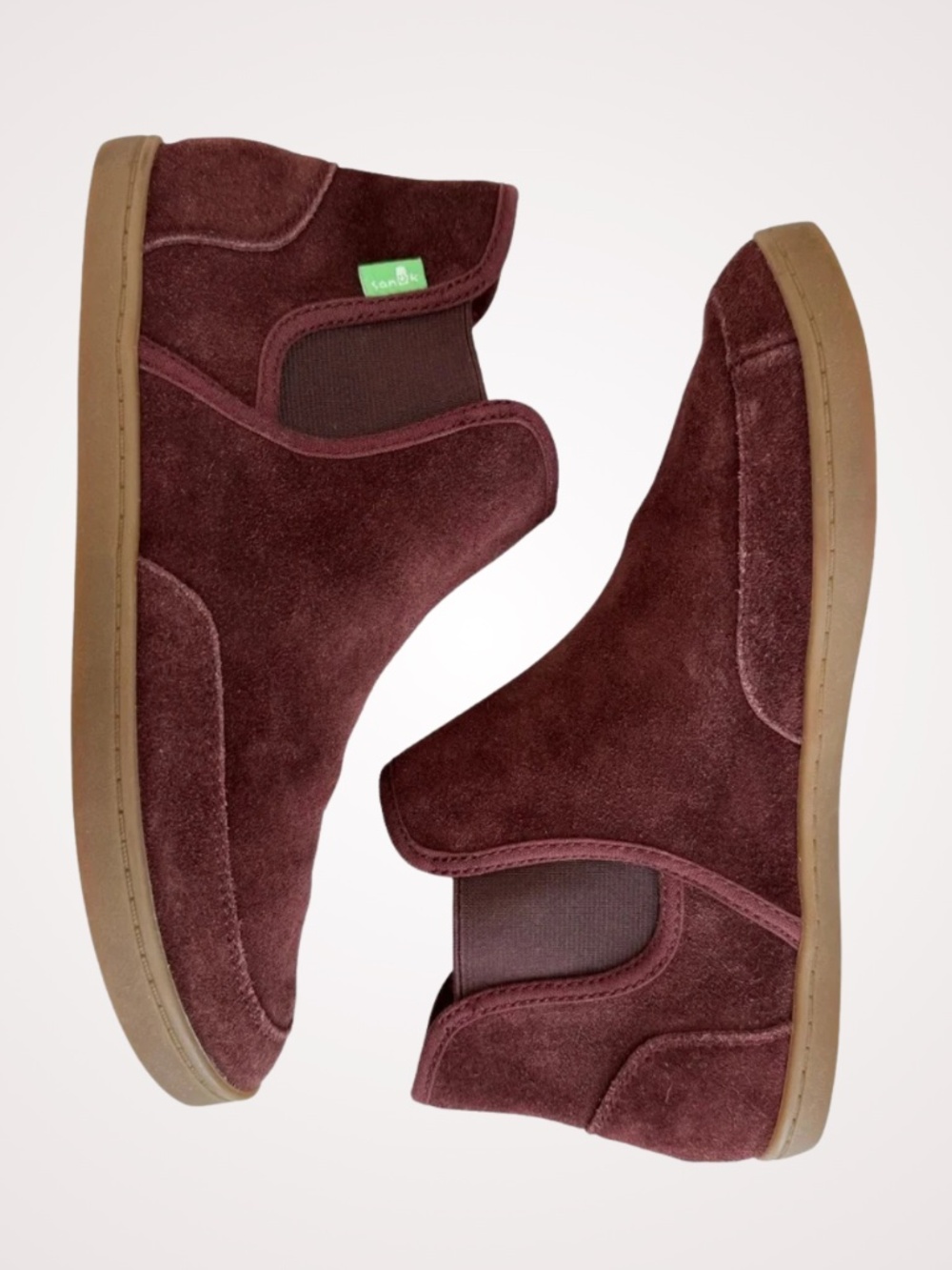 Sanuk ♡ Pair O Dice Mid Suede Slip-On Shoes / Ankle Booties